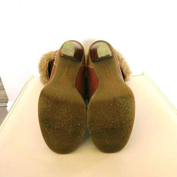 Report Signature - Faux Fur, High Heel Lace-up Boots - 8.5 - Picture 6 of 8